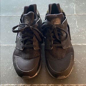 Nike Black Air Huarache Men's Shoes
